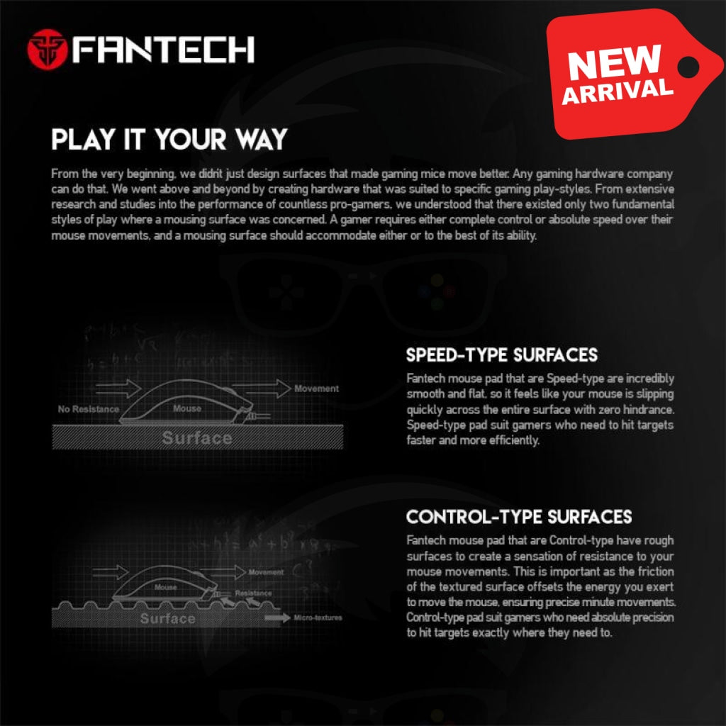 Fantech Vigil Mp902 Gaming Mousepad Fantech Vigil Mp902 Gaming Mousepad